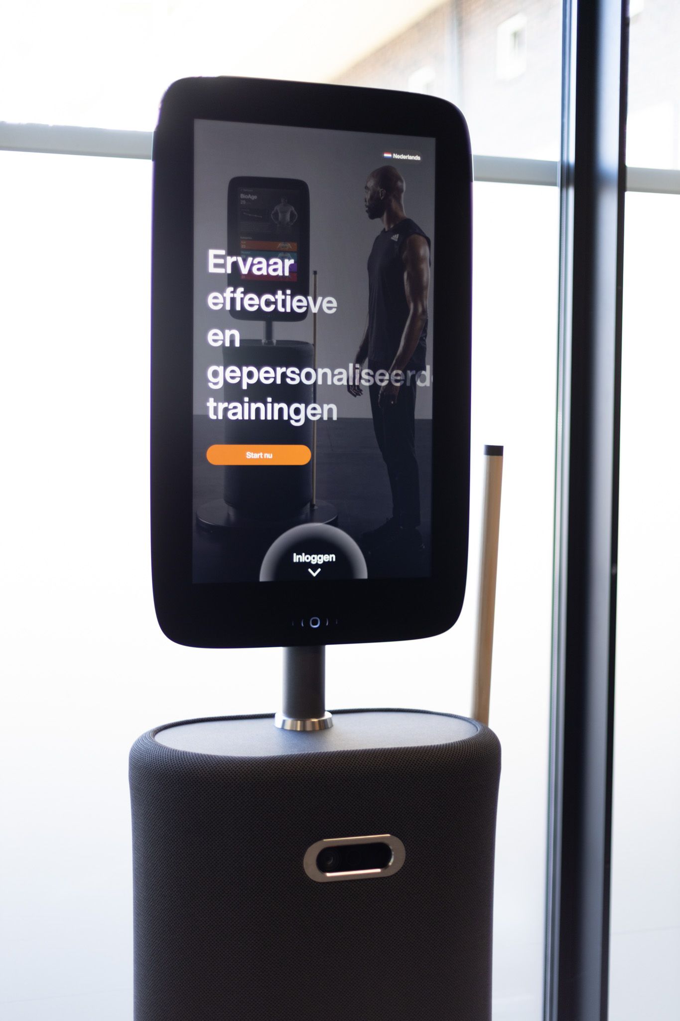 De E-Gym-scan voor de lichaamsanalyse bij Lenta