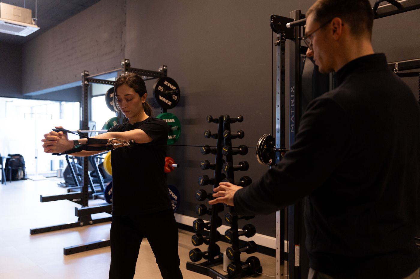 Sportfysiotherapie: oefenen onder begeleiding bij Lenta